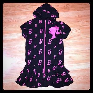 Barbie Zip-Up Minidress/Top w/ Hood